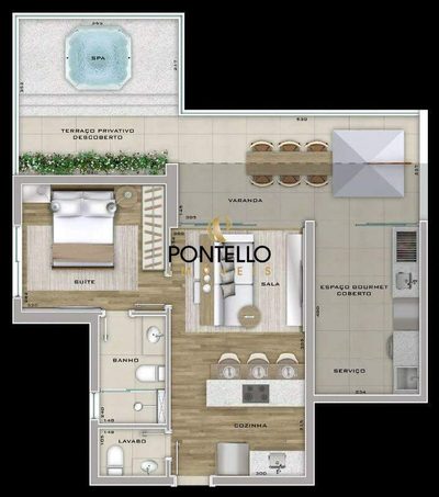 Apartamento, 2 quartos, 65 m² - Foto 3