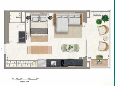 Apartamento, 1 quarto, 45 m² - Foto 1