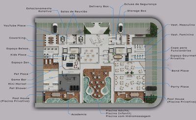 Apartamento, 2 quartos, 55 m² - Foto 2