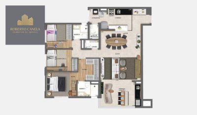 Apartamento, 4 quartos, 106 m² - Foto 3