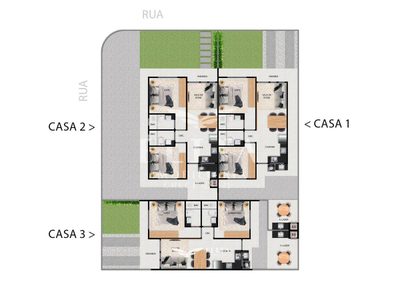 Casa, 2 quartos, 52 m² - Foto 5