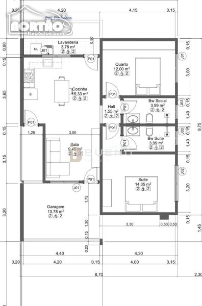 Casa, 2 quartos, 87 m² - Foto 3