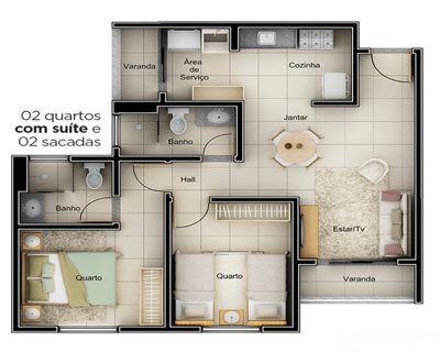 Apartamento, 2 quartos, 57 m² - Foto 5