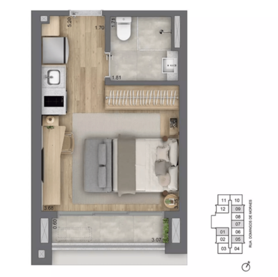 Loja-Salão, 33 m² - Foto 4