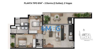 Apartamento, 2 quartos, 81 m² - Foto 5