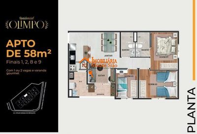 Apartamento, 2 quartos, 58 m² - Foto 4