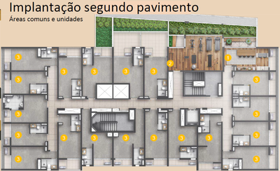 Apartamento, 1 quarto, 19 m² - Foto 3