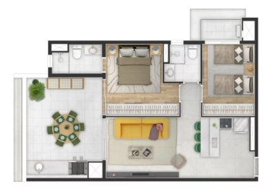 Apartamento, 2 quartos, 71 m² - Foto 4