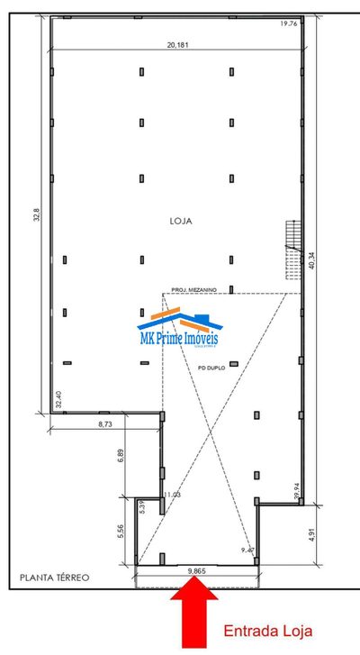 Loja-Salão, 1330 m² - Foto 3
