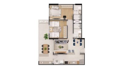 Apartamento, 2 quartos, 85 m² - Foto 4
