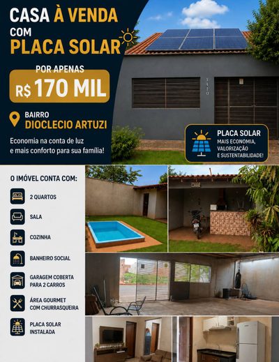 Casa, 2 quartos - Foto 1