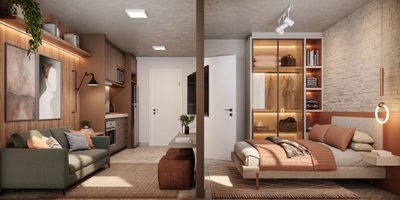 Apartamento, 2 quartos, 40 m² - Foto 3