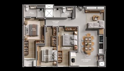 Apartamento, 113 m² - Foto 2