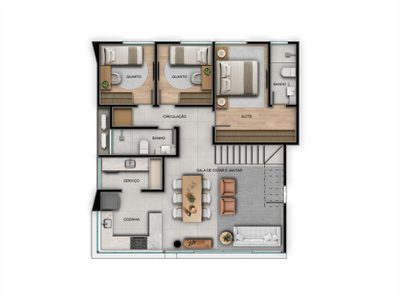 Apartamento, 3 quartos, 92 m² - Foto 4
