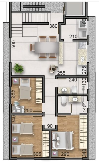 Apartamento, 3 quartos, 80 m² - Foto 4