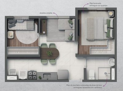 Apartamento, 1 quarto, 24 m² - Foto 4