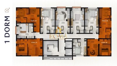 Apartamento, 1 quarto, 34 m² - Foto 2