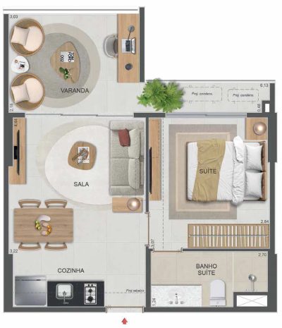 Apartamento, 3 quartos, 106 m² - Foto 4