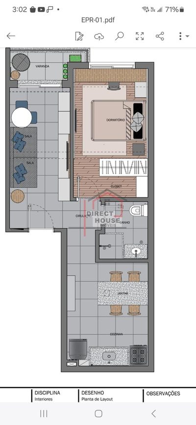 Apartamento, 1 quarto, 46 m² - Foto 4