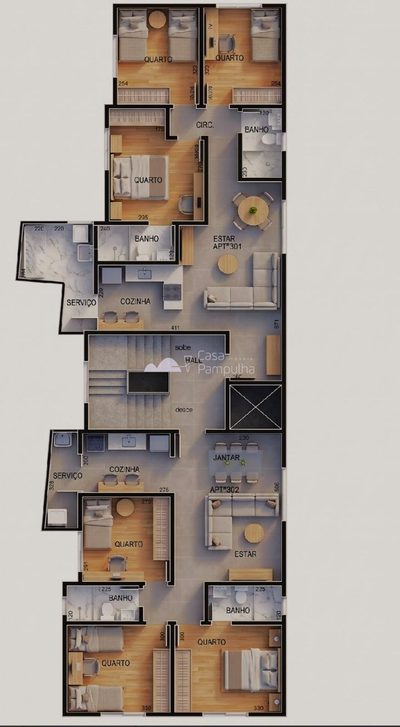 Apartamento, 3 quartos, 73 m² - Foto 2