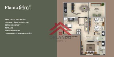Apartamento, 2 quartos, 50 m² - Foto 4