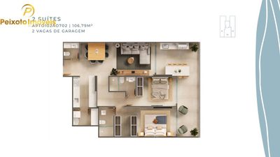 Apartamento, 2 quartos, 106 m² - Foto 2