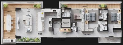 Apartamento, 3 quartos, 150 m² - Foto 2