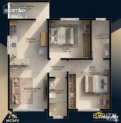 Casa, 2 quartos, 67 m² - Foto 2