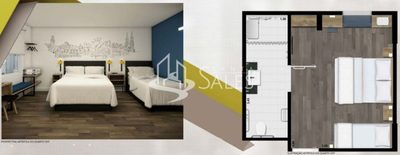 Apartamento, 1 quarto, 24 m² - Foto 2
