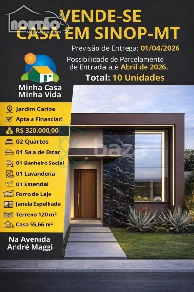 Casa, 3 quartos, 55 m² - Foto 2