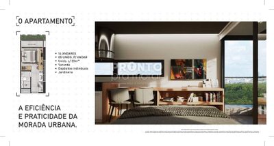Apartamento, 1 quarto, 23 m² - Foto 2