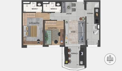 Apartamento, 2 quartos, 66 m² - Foto 5