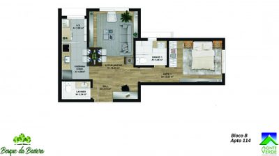 Apartamento, 1 quarto, 49 m² - Foto 3