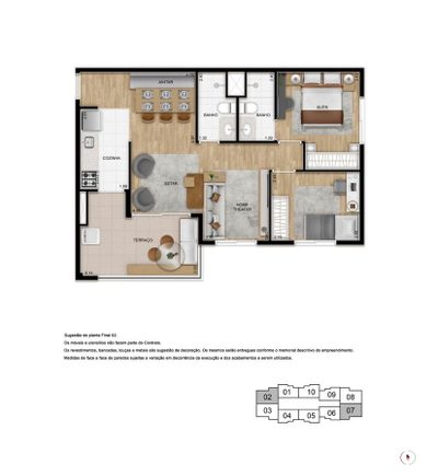 Apartamento, 3 quartos, 67 m² - Foto 5