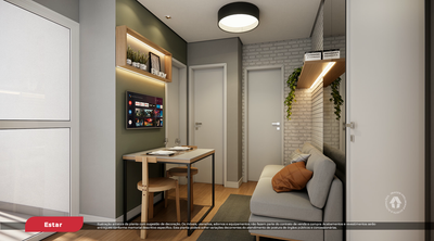 Apartamento, 1 quarto, 26 m² - Foto 3