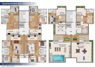Cobertura, 2 quartos, 144 m² - Foto 5