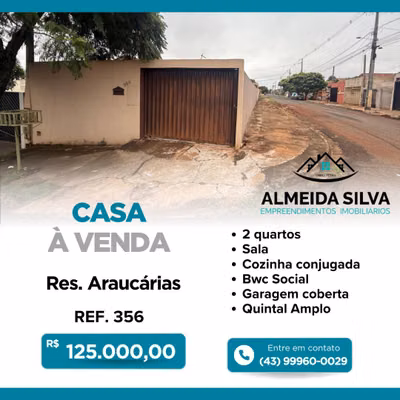Casa, 2 quartos, 40 m² - Foto 1