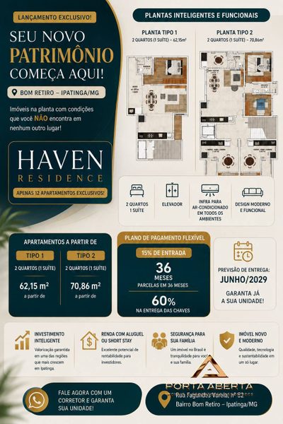 Apartamento, 2 quartos - Foto 1