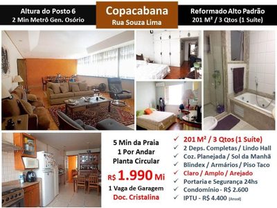 Apartamento, 3 quartos, 201 m² - Foto 1