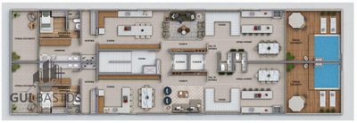 Apartamento, 3 quartos, 172 m² - Foto 2