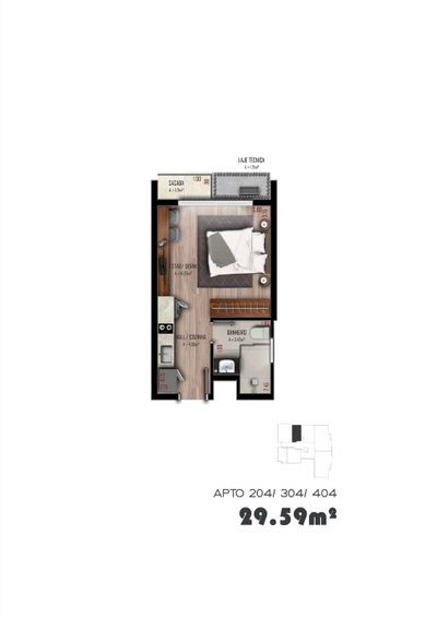 Apartamento, 2 quartos, 77 m² - Foto 5