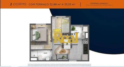 Apartamento, 2 quartos, 35 m² - Foto 2