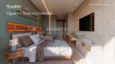 Apartamento, 1 quarto, 19 m² - Foto 2