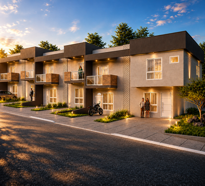 Sobrado, 2 quartos, 74 m² - Foto 2