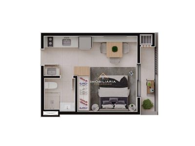 Kitnet-Studio, 27 m² - Foto 3