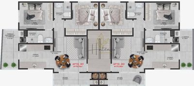 Apartamento, 2 quartos, 69 m² - Foto 3