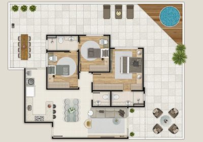 Apartamento, 3 quartos, 124 m² - Foto 3