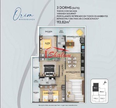 Apartamento, 3 quartos, 97 m² - Foto 3