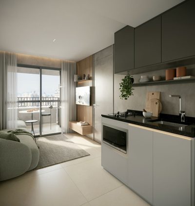 Apartamento, 1 quarto, 29 m² - Foto 4