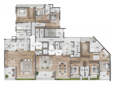 Apartamento, 3 quartos, 233 m² - Foto 3
